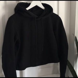 Aritzia Talula cropped terry hoodie
